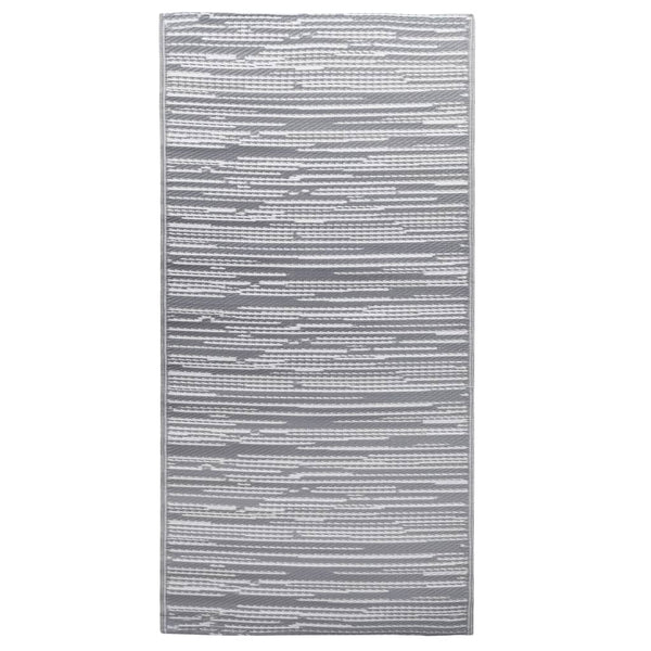 vidaXL Outdoor Rug ARAKIL Grey 120x180 cm PP