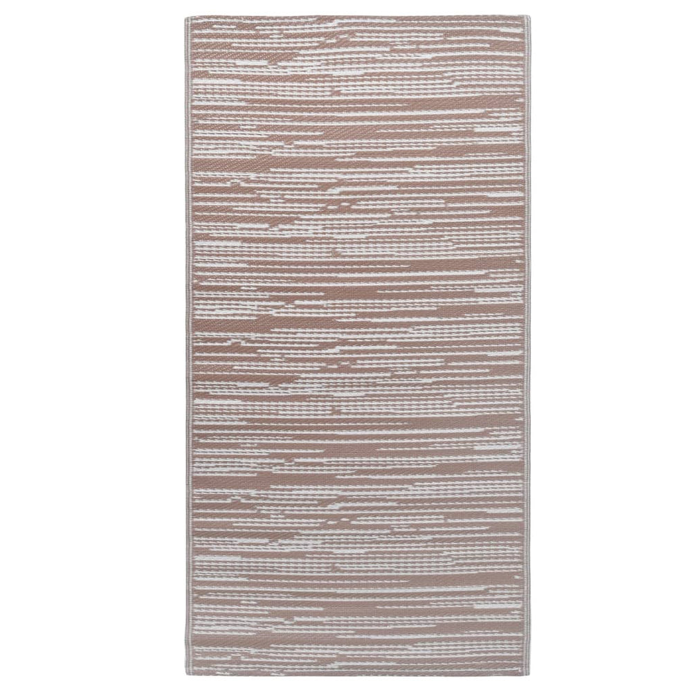 vidaXL Outdoor Rug ARAKIL Brown 80x150 cm PP