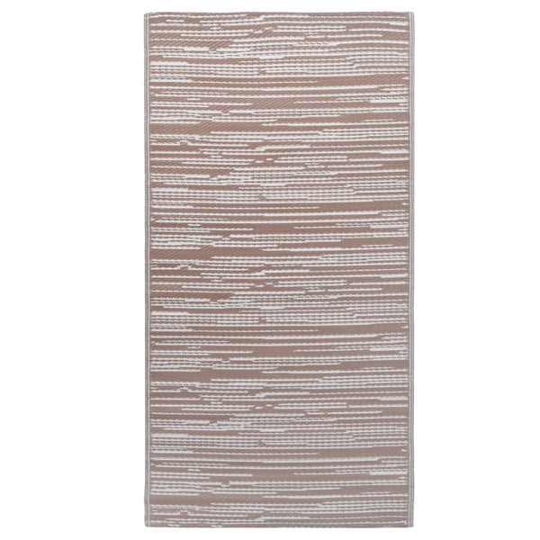 vidaXL Outdoor Rug ARAKIL Brown 190x290 cm PP