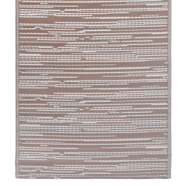 vidaXL Outdoor Rug ARAKIL Brown 190x290 cm PP