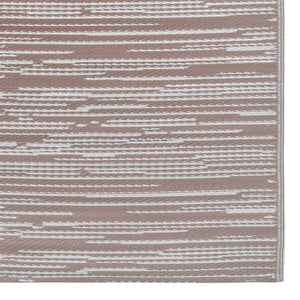 vidaXL Outdoor Rug ARAKIL Brown 190x290 cm PP
