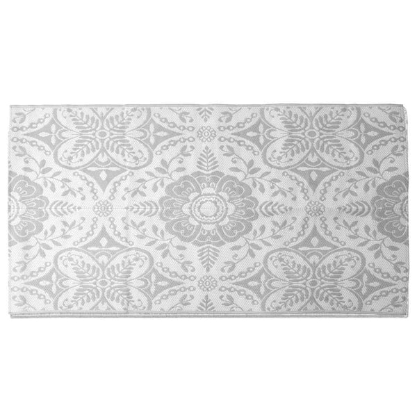 vidaXL Outdoor Rug ARAKIL Light Grey 160x230 cm PP