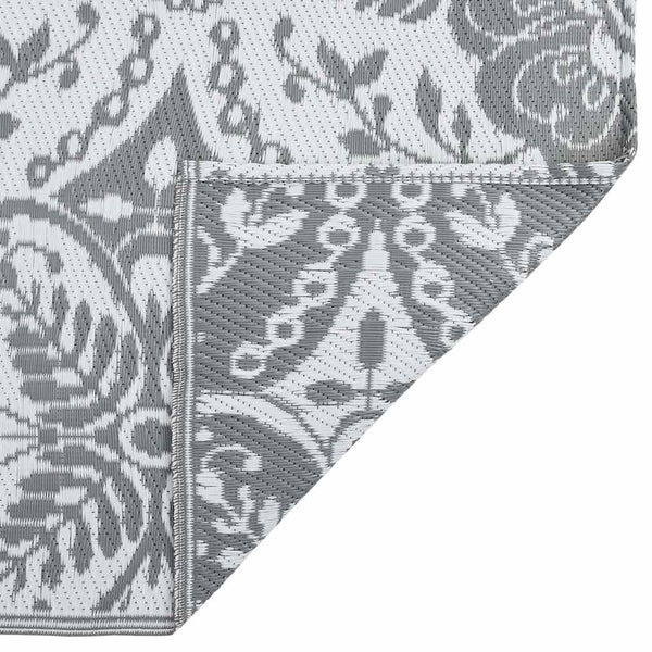 vidaXL Outdoor Rug ARAKIL Light Grey 190x290 cm PP
