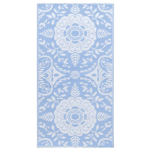 vidaXL Outdoor Rug ARAKIL Baby Blue 80x150 cm PP