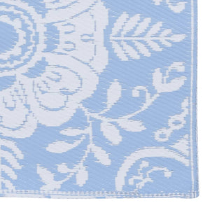 vidaXL Outdoor Rug ARAKIL Baby Blue 80x150 cm PP