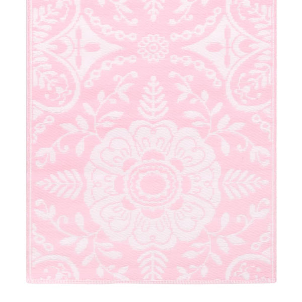 vidaXL Outdoor Rug ARAKIL Pink 80x150 cm PP