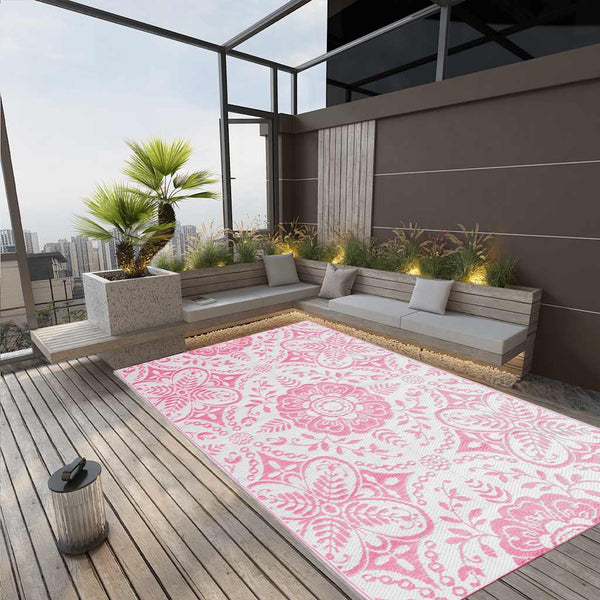 vidaXL Outdoor Rug ARAKIL Pink 190x290 cm PP