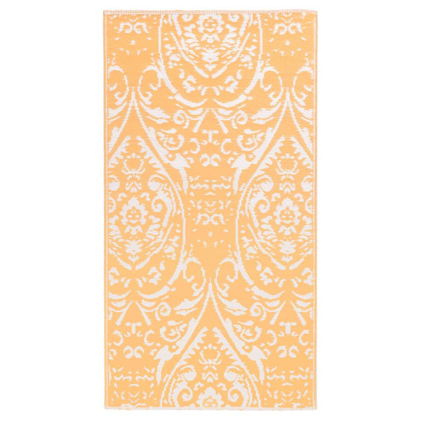 vidaXL Outdoor Rug ARAKIL Orange and Blue 80x150 cm PP