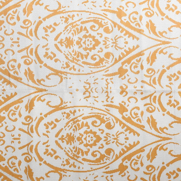 vidaXL Outdoor Rug ARAKIL Orange and White 190x290 cm PP