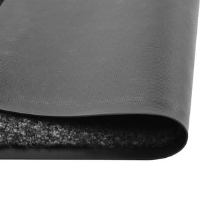 vidaXL Washable Doormat Black 60x90 cm