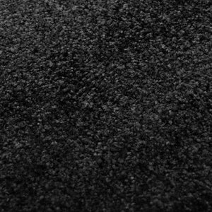 vidaXL Washable Doormat Black 60x90 cm
