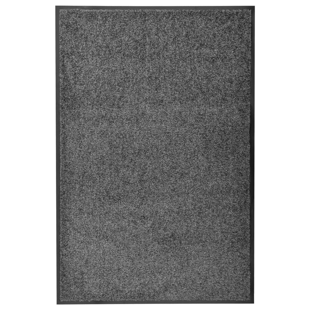 Waschbare Fußmatte Anthrazit 60x90 cm