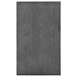 vidaXL Washable Doormat Anthracite 90x150 cm