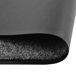 vidaXL Washable Doormat Anthracite 90x150 cm