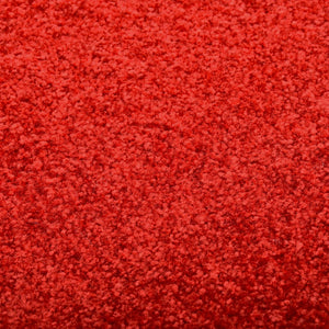 vidaXL Washable Doormat Red 60x90 cm