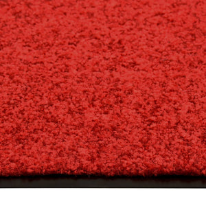 vidaXL Washable Doormat Red 60x180 cm