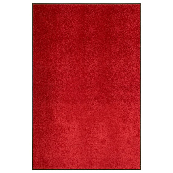 vidaXL Washable Doormat Red 120x180 cm