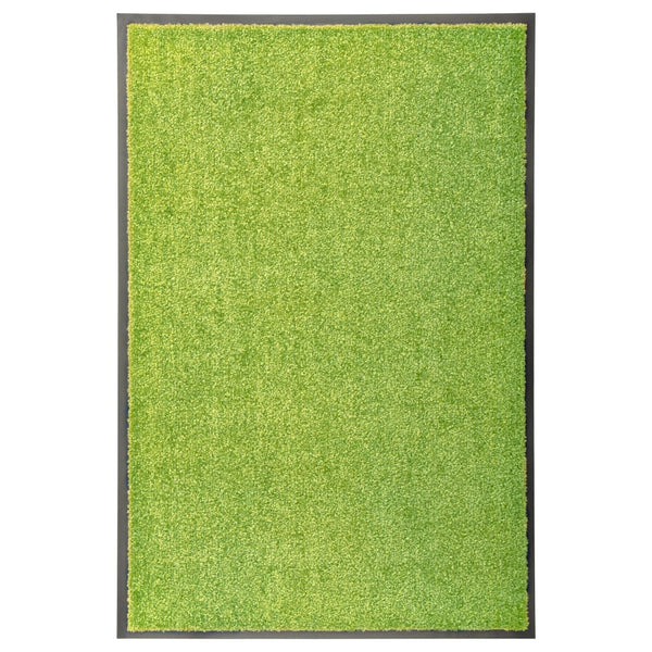 vidaXL Washable Doormat Green 60x90 cm