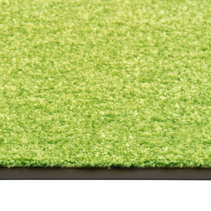 vidaXL Washable Doormat Green 60x90 cm