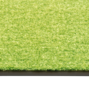 vidaXL Washable Doormat Green 90x120 cm