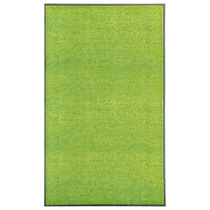 vidaXL Washable Doormat Green 90x150 cm