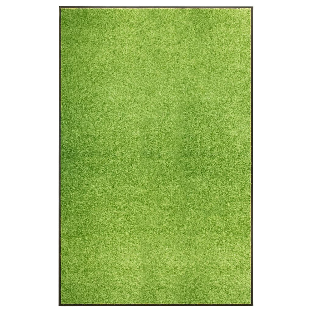 vidaXL Washable Doormat Green 120x180 cm