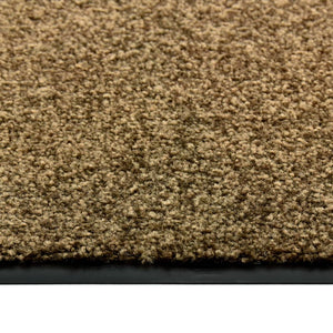 vidaXL Washable Doormat Brown 40x60 cm