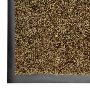 vidaXL Washable Doormat Brown 40x60 cm