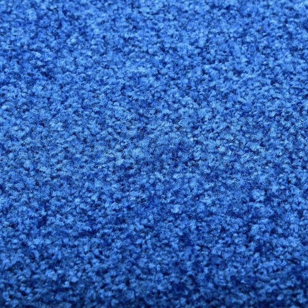 vidaXL Washable Doormat Blue 40x60 cm