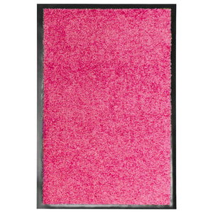 vidaXL Washable Doormat Pink 40x60 cm
