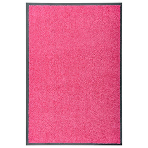 vidaXL Washable Doormat Pink 60x90 cm