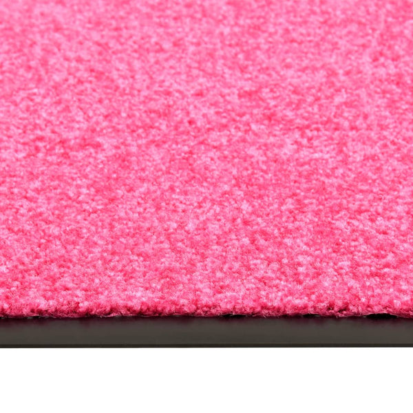 vidaXL Washable Doormat Pink 60x180 cm