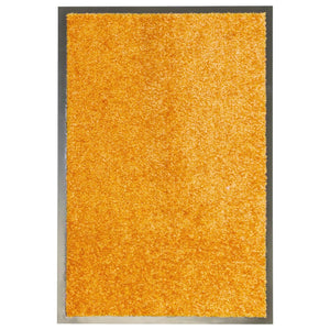 vidaXL Washable Doormat Orange 40x60 cm