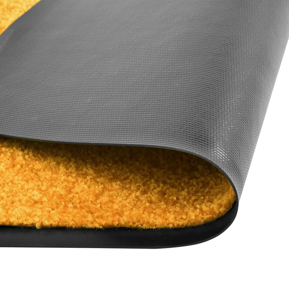 vidaXL Washable Doormat Orange 40x60 cm