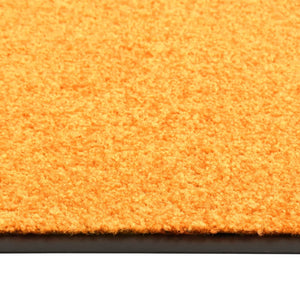 vidaXL Washable Doormat Orange 40x60 cm