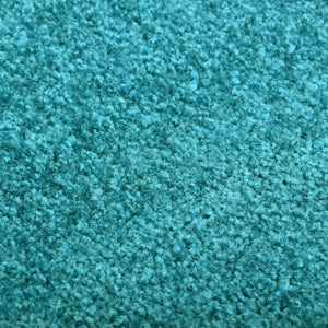 vidaXL Washable Doormat Cyan 60x90 cm