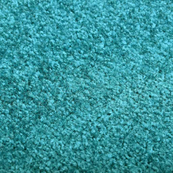 vidaXL Washable Doormat Cyan 60x180 cm