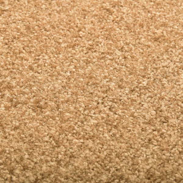 vidaXL Washable Doormat Cream 60x180 cm