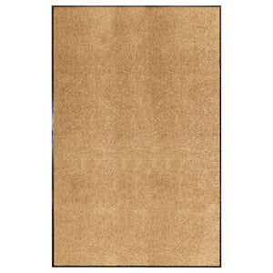 vidaXL Washable Doormat Cream 120x180 cm