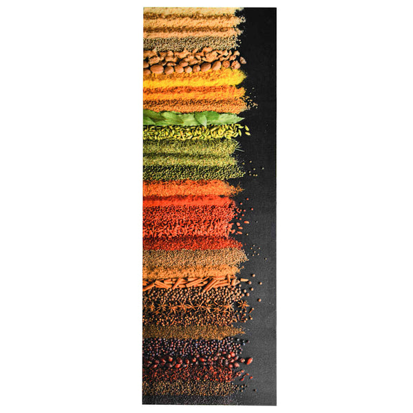 vidaXL Washable Kitchen Mat Spices 45x150 cm