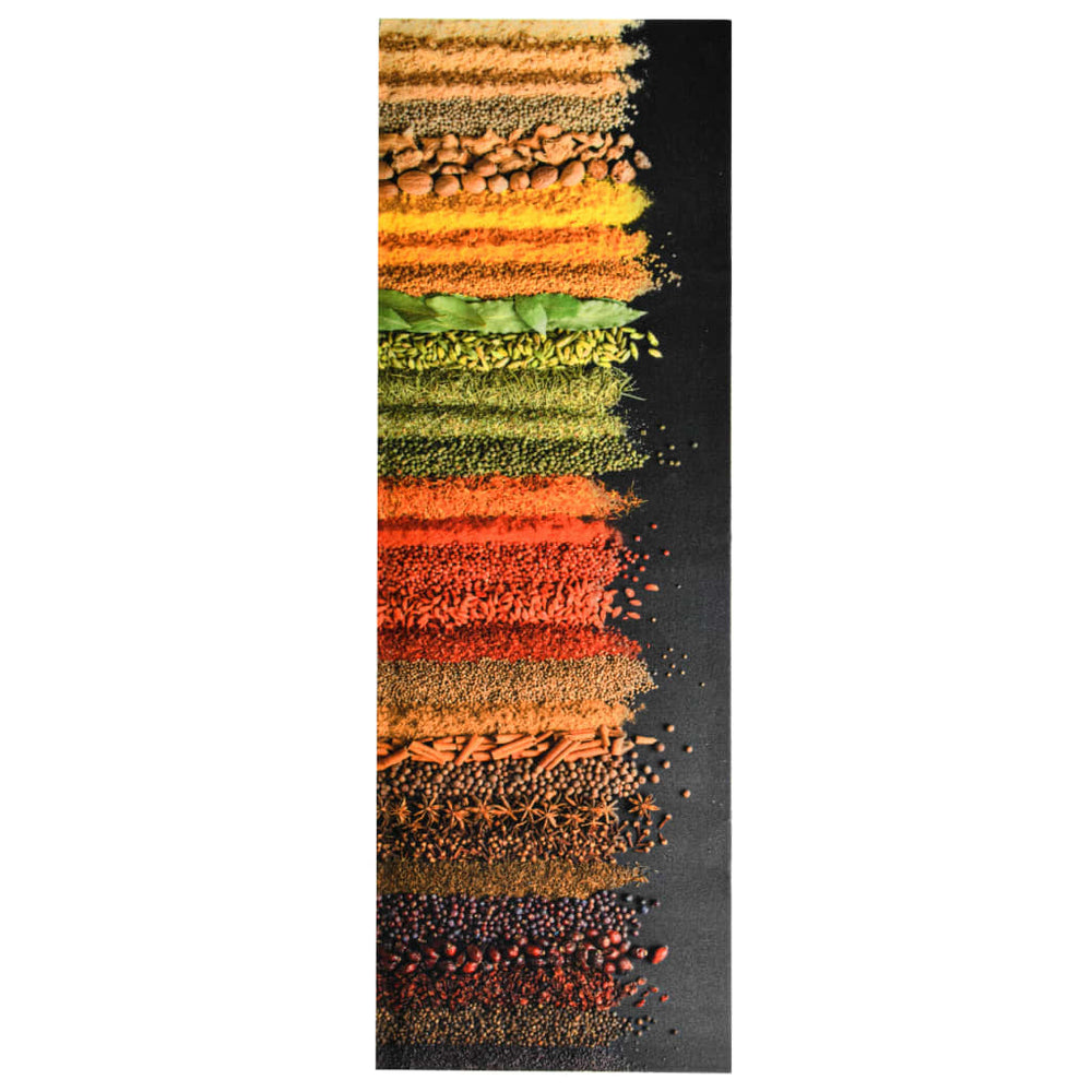 vidaXL Kitchen Floor Mat Washable Spices 60x180 cm