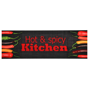 vidaXL Kitchen Floor Mat Washable Hot&Spicy 60x180 cm