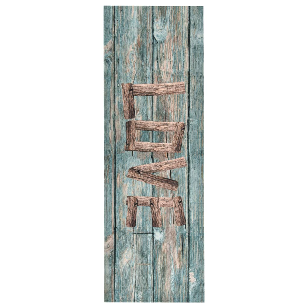 vidaXL Washable Kitchen Mat Love 45x150 cm