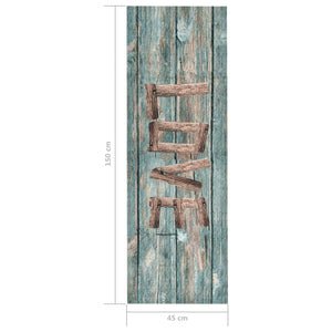vidaXL Washable Kitchen Mat Love 45x150 cm
