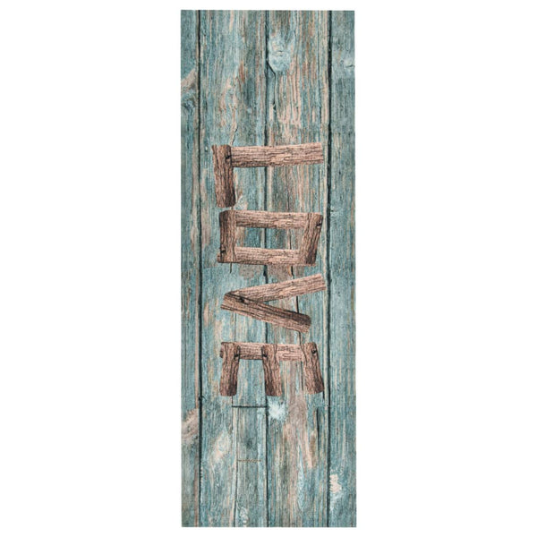 vidaXL Washable Kitchen Mat Love 60x180 cm