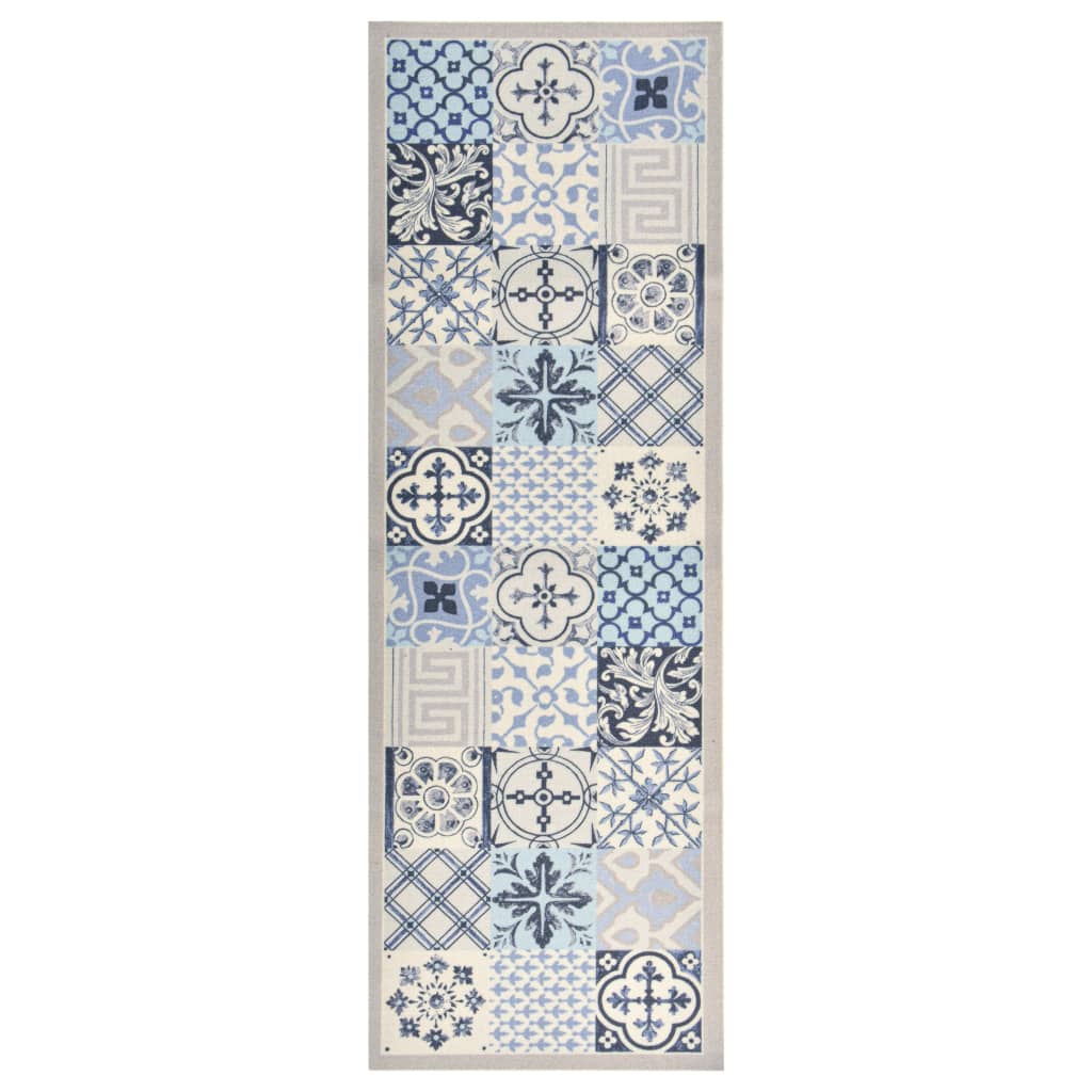 vidaXL Washable Kitchen Mat Mosaic 45x150 cm