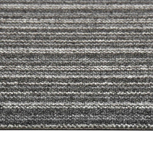 vidaXL Carpet Tiles 20 pcs Striped Anthracite 50 x 50 cm