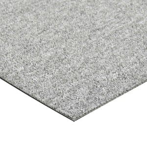 vidaXL Carpet Tiles 20 pcs Light Grey 50 x 50 cm 100% Polypropylene