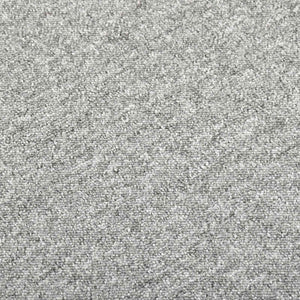 vidaXL Carpet Tiles 20 pcs Light Grey 50 x 50 cm 100% Polypropylene