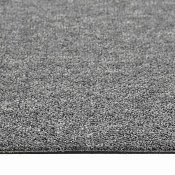 vidaXL Carpet Tiles 20 pcs Grey 50 x 50 cm 100% Polypropylene